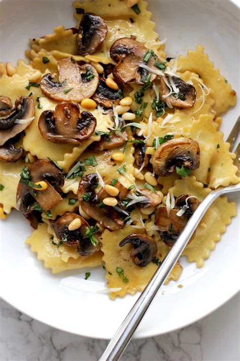 Mushroom Ravioli & Chicken Piccata - EatingWell