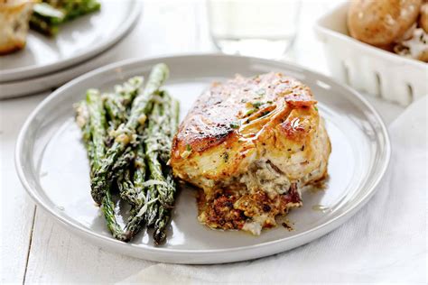 Mushroom Stuffed Chicken - i am baker