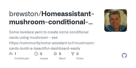 Mushroom cards examples. yaml brewston / Homeassistant-mushroom-conditional...