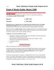 Music 1306 study guide for classical music. - Ams oceans investigations manual answer key.