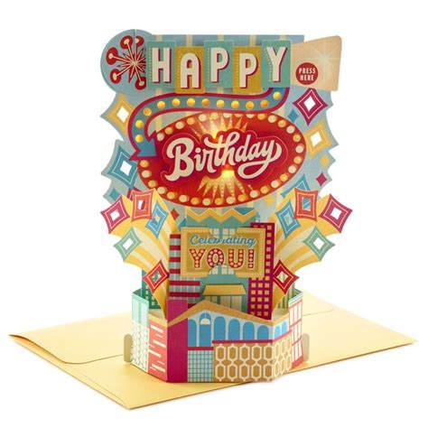 Music Birthday Gift Card Pop Up Greeting Card Gift Card …