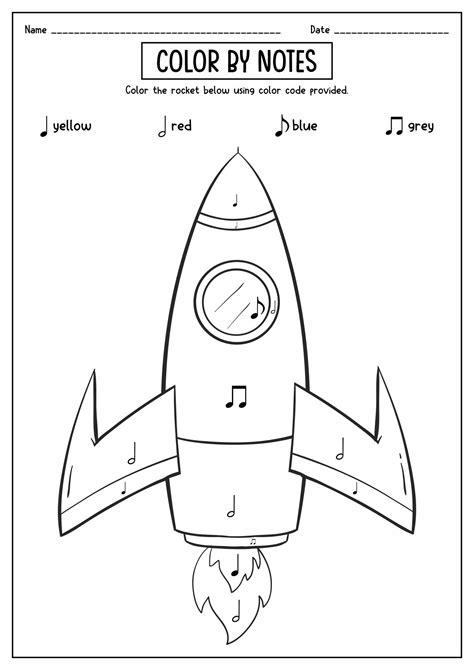 Music Color By Notes