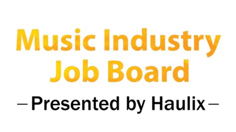 Music Industry Job Board (August 19, 2024) - Haulix Daily