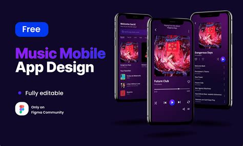 Music Mobile App Design Figma
