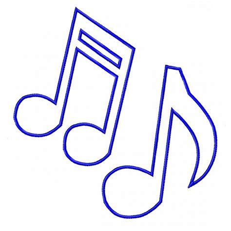 Music Notes Template Clipart Best
