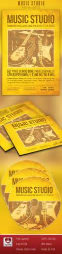 Music Studio Flyer and CD Template on Behance
