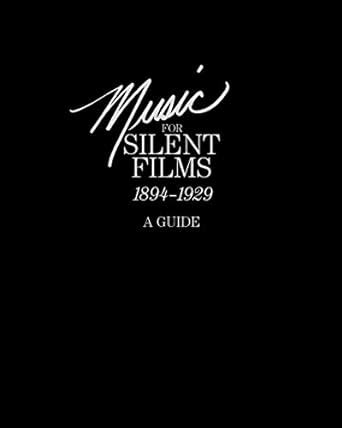 Music for silent films 1894 1929 a guide. - Principi di ingegneria dei tessuti di robert lanza.
