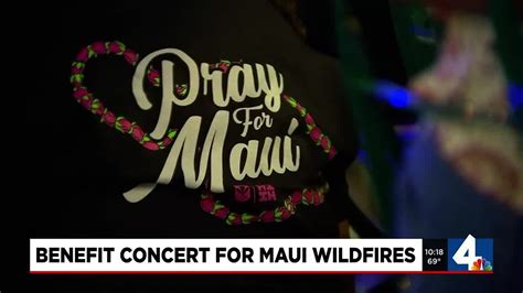 Music greats unite for benefit concert in response to Maui wildfires