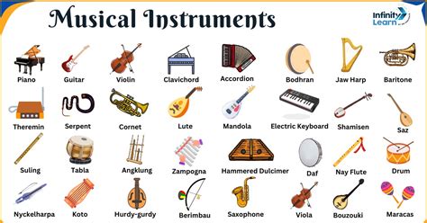 Music instruments names.  Explore the different types of musical instr...