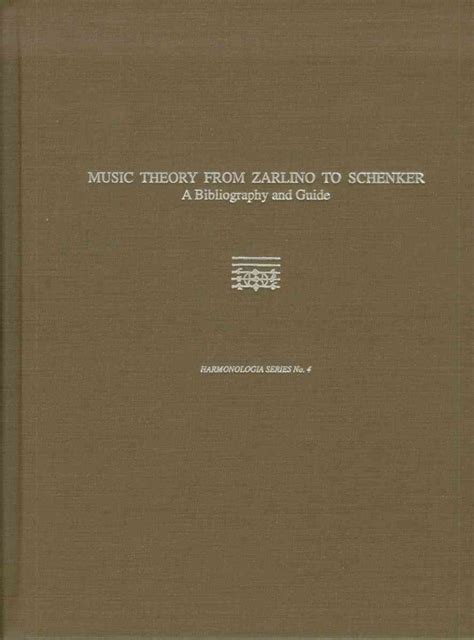 Music theory from zarlino to schenker a bibliography and guide harmonologia. - Grünanlagen in der stadtplanung von münchen 1790-1860.