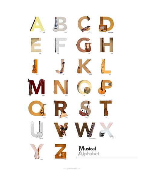 Musical Alphabet on Behance