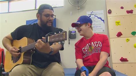 Musician honors late cousin by playing for children battling cancer