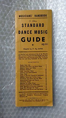 Musicians handbook standard dance music guide. - Nissan patrol y60 gq 1987 1997 service manual.