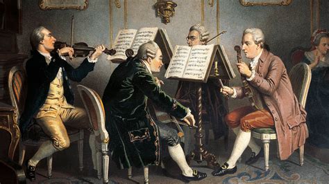 Musicians in the classical period. 