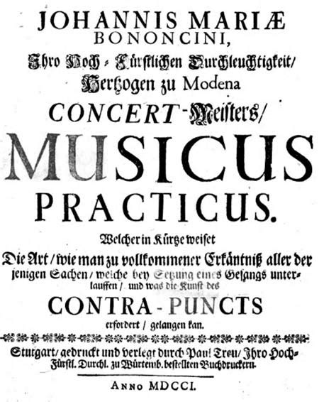 Musicus Practicus...
