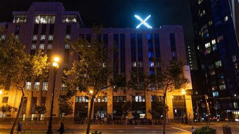 Musk’s ‘X’ logo atop ex-Twitter headquarters in San Francisco draws city scrutiny