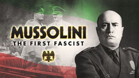 Mussolini: The First Fascist