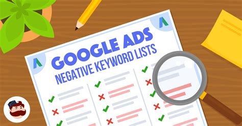 Must Have Negative Keywords List For Your Google Ads Account