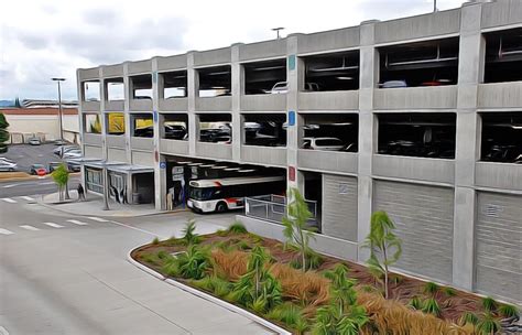 Must an elevator be THE accessible MOE in a 4-story parking garage?