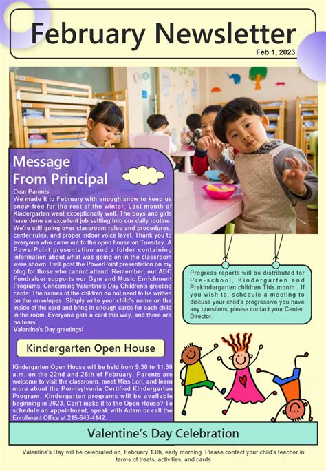 MustHave Daycare Newsletter Templates with Samples and Examples