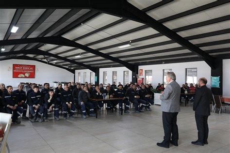 Mustafa Palancıoğlu'ndan fabrika işçilerine ziyarets