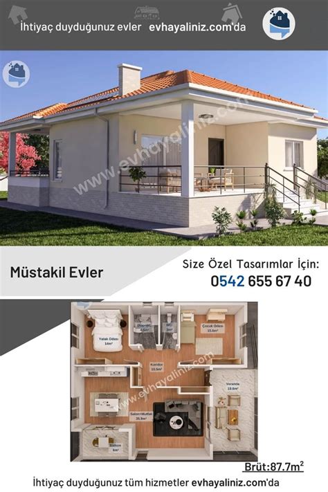 Mustakil evler Pinterest.