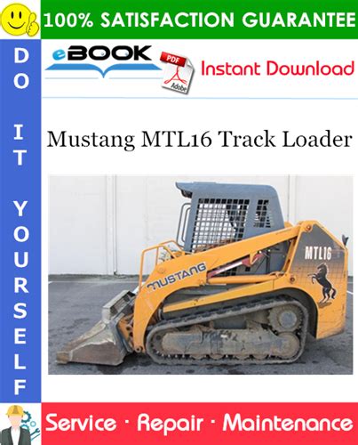 Mustang track loader mtl16 operations manual. - Renault espace iv workshop repair manual.
