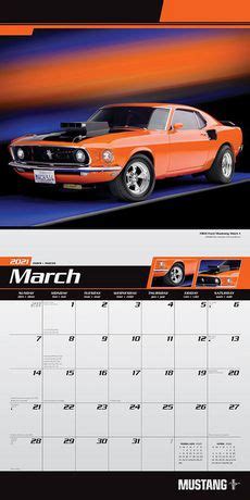 Download Mustang 2020 12 X 12 Inch Monthly Square Wall Calendar With Foil Stamped Cover Ford Motor Muscle Car English French And Spanish Edition By Not A Book