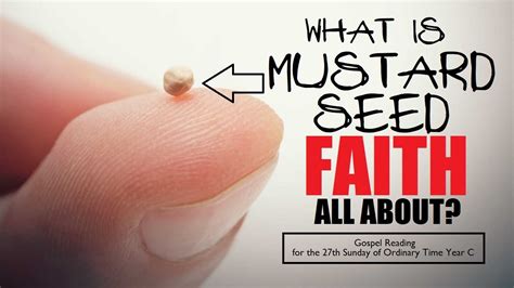 Mustard Seed Faith Christian Sermon - YouTube