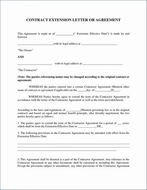 Mutual Agreement Example