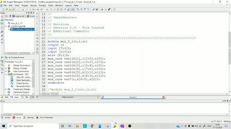 Mux using conditional operator in verilog.  This tutorial covers simulation, testbenches, and...