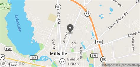 Mvc inspection center of millville. Bridgeton MVC Inspection Center: 4.3 km: 2.6 mi: ⬆ 🡡 Millville MVC Inspection/Road Testin: 22.3 km: 13.9 mi: 🡢 Vineland MVC Agency/Driver Testing C: 22.7 km: 14.1 mi: 🡢 Salem MVC Agency/Driver Testing Cent: 30.4 km: 18.9 mi: ⬅ 🡠 Salem MVC Inspection: 30.7 km: 19.1 mi: ⬅ 🡠 Nearby POI: Distance ; Wendy's Bridgeton NJ: 0 km: 0 ... 