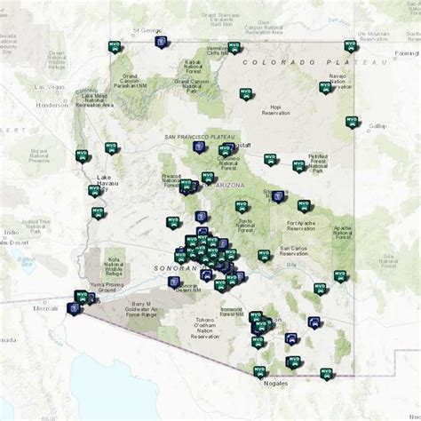  Interactive Map of MVD Locations in Arizona. The map below 