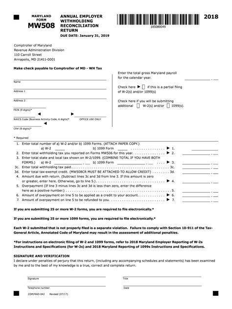 Form Mw508 PDF Details. If you are a wage earner in the United States, there is a good chance that you have filled out Form W-2. This form is used to report wages and salary income to the Internal Revenue Service (IRS). However, there is another form that you may be required to fill out – Form Mw508. This form is used to report nonwage income .... 