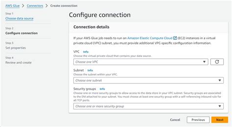Mwaa cloudformation.  In this step, you create an AWS Glue connection to ea...