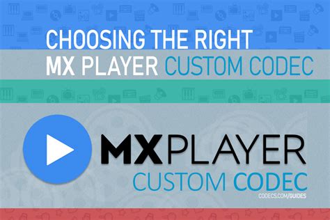 Mx player custom codec.  I navigate to MX Player's Custom Codec link in MX ...