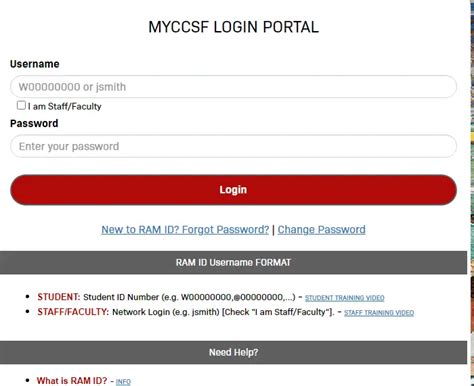 My CCSF Login Portal - PortalGuard - Portal Access