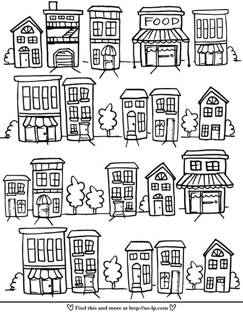 My Community Pages Coloring Pages