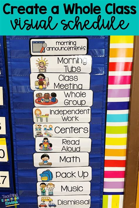 My Construction Schedule Cards provide students with a visual tool to