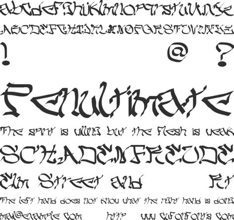 My Crazy Text Font