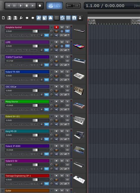 My Current Reaper Studio Template Reaper