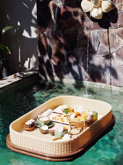 My Floating Breakfast In Bali