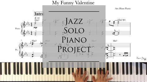 My Funny Valentine/ Jazz Solo Piano Project / Download for free ...