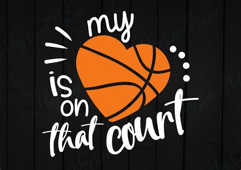 My Heart is on the Court Shirt - Etsy