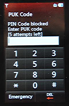 My LG Cellphone is locked and needs a PUK code. Help!