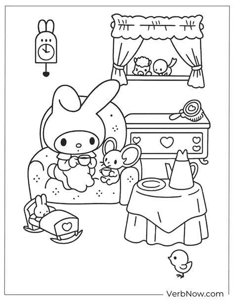 My Melody Coloring Pages