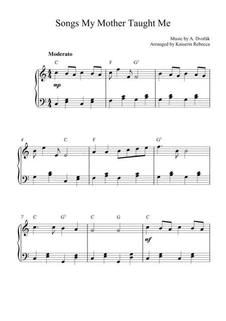 My Mother Free Music Sheet - musicsheets.org