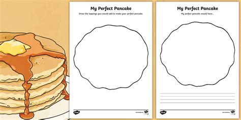 My Perfect Pancake Worksheet Worksheet Pack