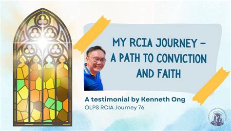 My RCIA Testimonies