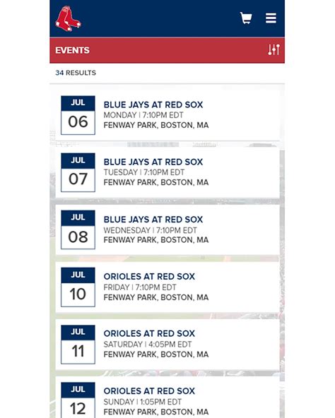 My Red Sox Tickets Boston Red Sox - MLB